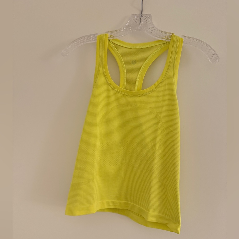 Lululemon Yellow Swiftly Tech Tank Top
